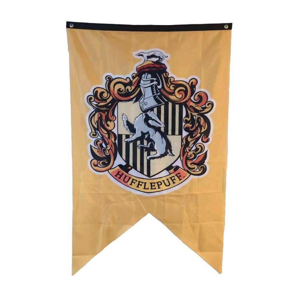Yellow Harry Potter HufflePuff Flag 2.5 X 4 Feet